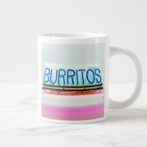 Burritos Giant Coffee Mug