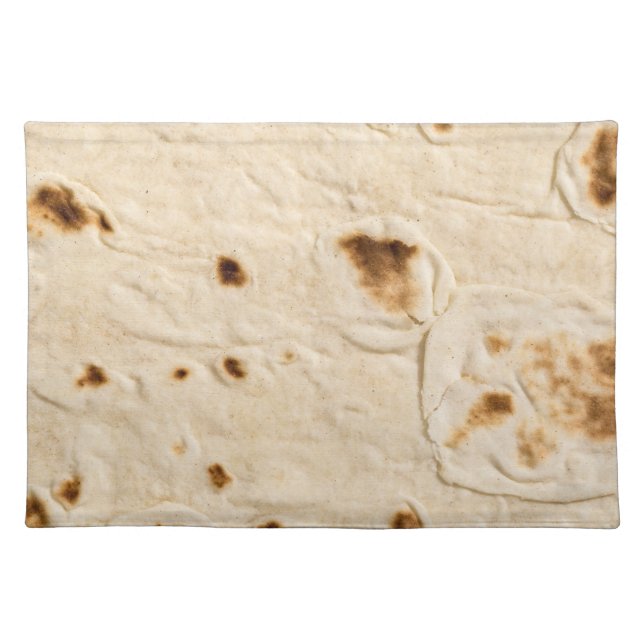 Burritos, Giant Tortilla Cloth Placemat (Front)