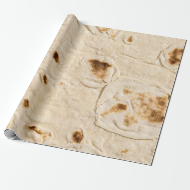 Burritos, Giant Tortilla Wrapping Paper (Unrolled)
