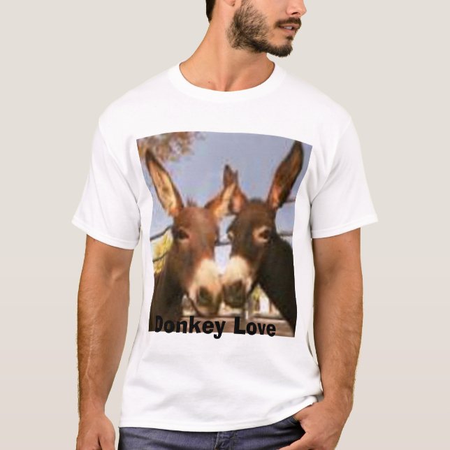 Burros, Donkey Love T-Shirt (Front)