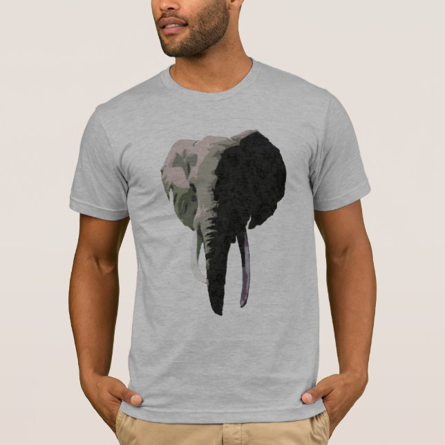 Burroughs Stylilzed Elephant - Unisex T-Shirt (Front)
