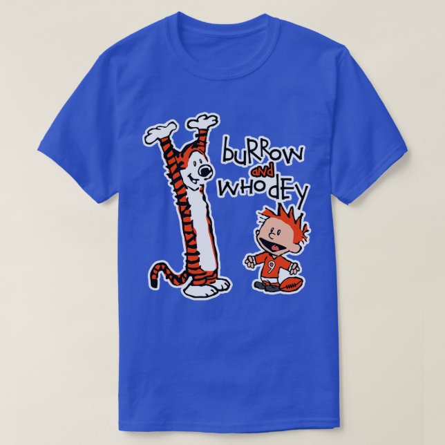 Burrow Who Dey T-Shirt (Design Front)