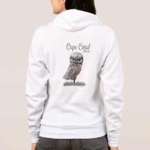 Burrowing Owl Art Cape Coral FL Hoodie