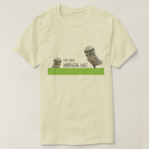 Burrowing Owl Art T-Shirt