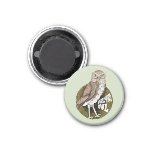 Burrowing owl shoco magnet