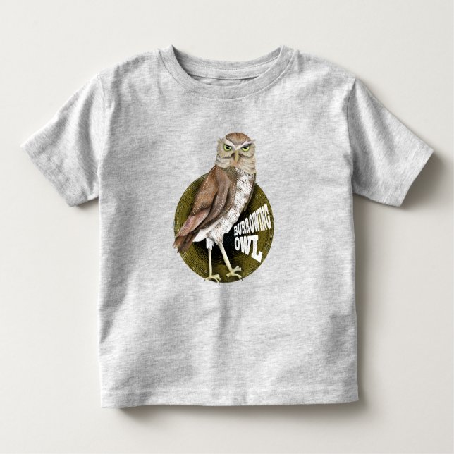 Burrowing owl shoco toddler t-shirt (Front)