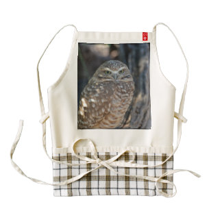 Burrowing Owl Zazzle HEART Apron