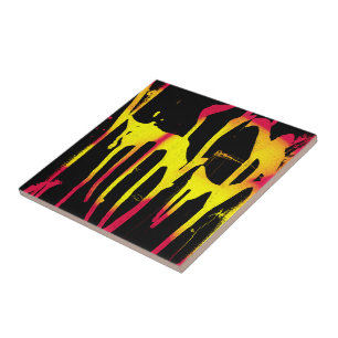 burrs and spurs and bacchanal ceramic tile