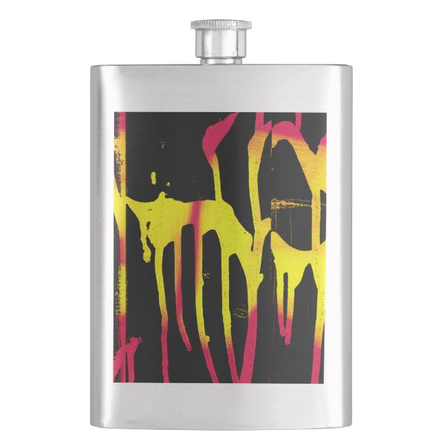 burrs and spurs and bacchanal flask (Front)