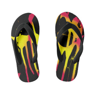 burrs and spurs and bacchanal kid's flip flops