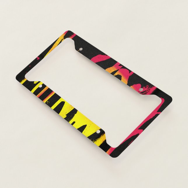 burrs and spurs and bacchanal license plate frame (3/4)