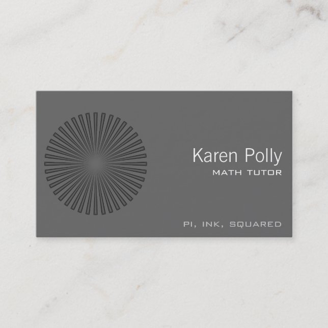 Burst Business Card (Front)