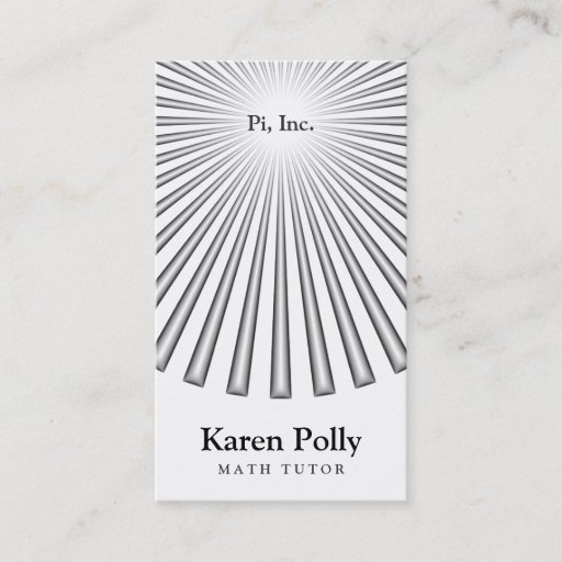 Customizable Burst Business Cards