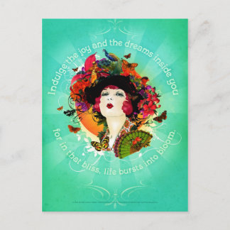 Burst into Bloom Postcard