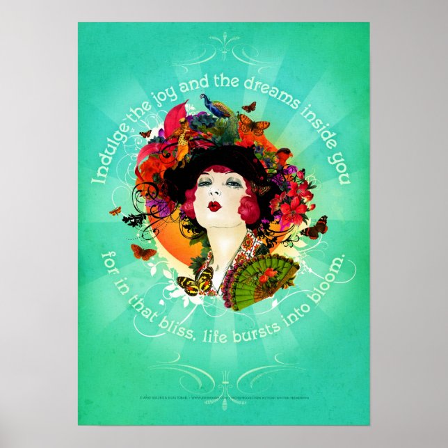 Burst into Bloom Poster (Front)