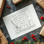 Burst Into Song Coloring Book Postcard