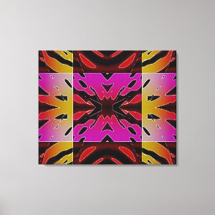 Burst of Black Hills Gold Wrapped Canvas Print