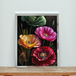 Burst of Color: A Celebration of Poppies Photo Print