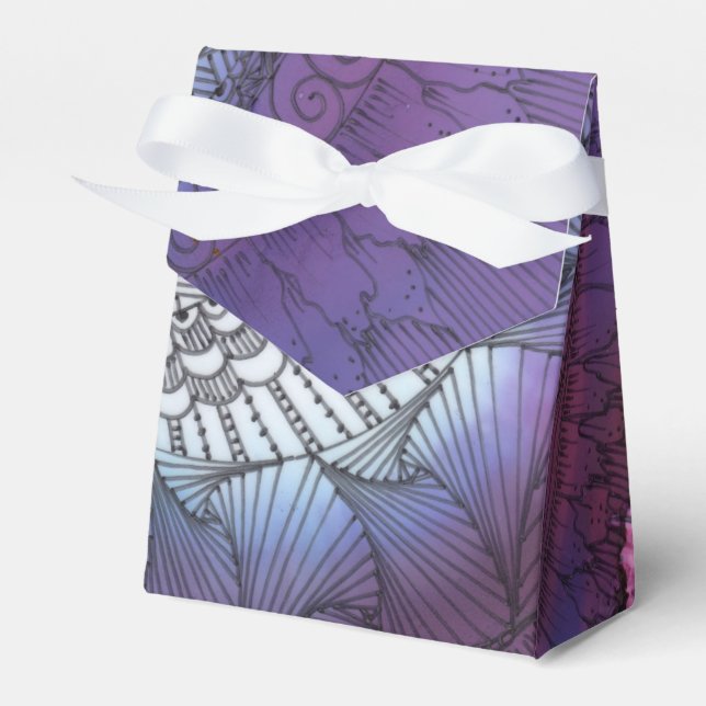 Burst of Color Favor Box (Front Side)