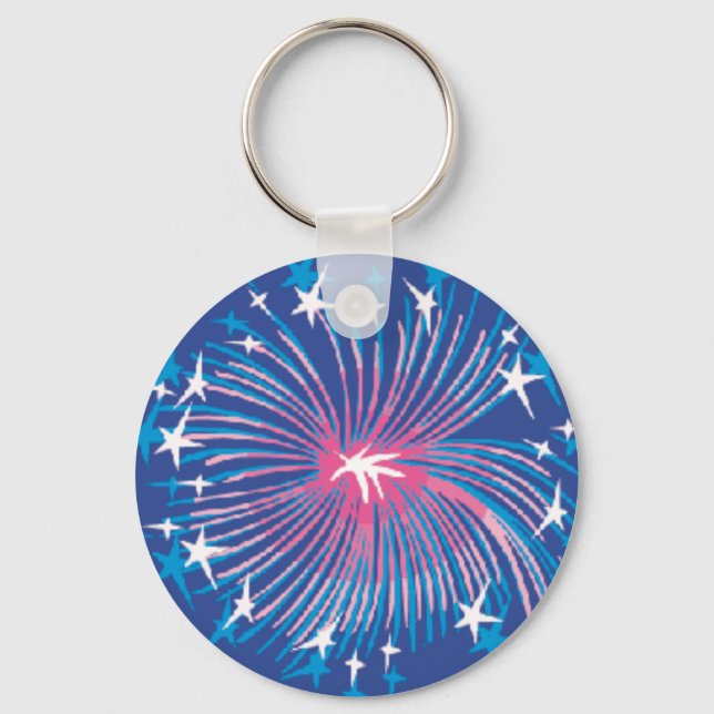Burst of Color - Keychain (Front)