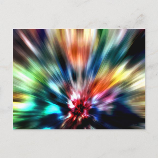 Burst of Colors Postcard (Front)