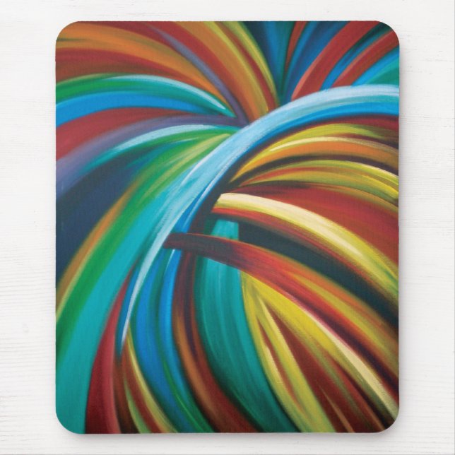 Burst of colour mouse pad (Front)