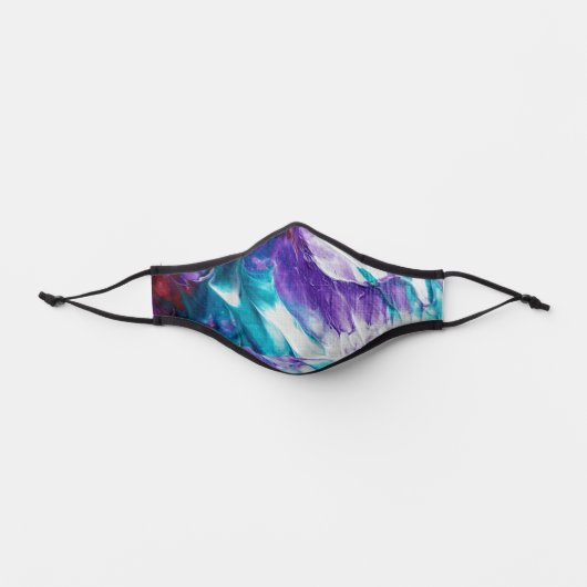 Burst of Purple Premium Face Mask (Front)