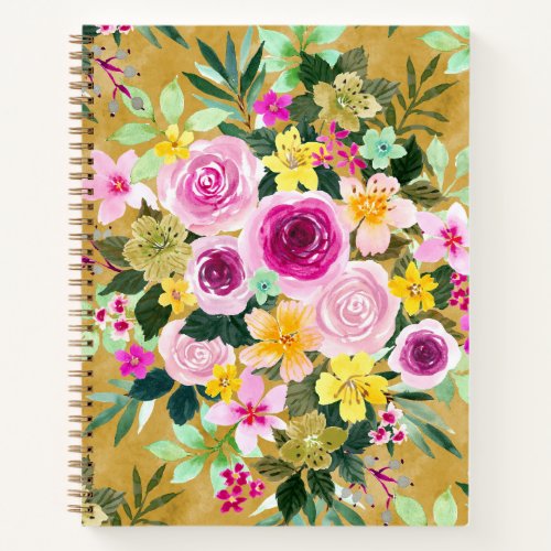 BURSTING BOUQUET NOTEBOOK