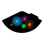 [ Thumbnail: Bursting Fireworks Pattern Party Hat ]