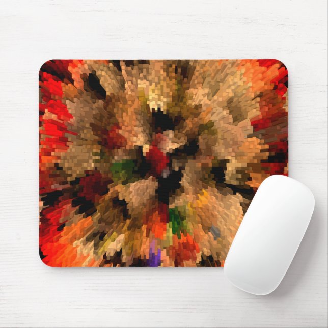 Bursting Flower.... Mouse Pad (With Mouse)
