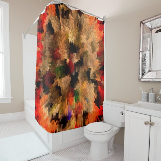 Bursting Flower...... Shower Curtain (In Situ)