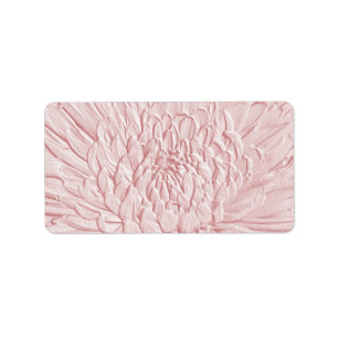 Bursting Joy Embossed Floral Wedding or General Label