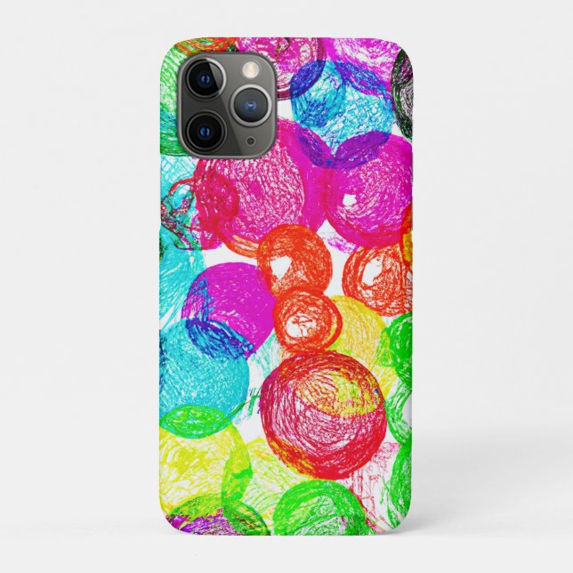 Bursting with Color Abstract Pattern Case-Mate iPhone Case (Back)