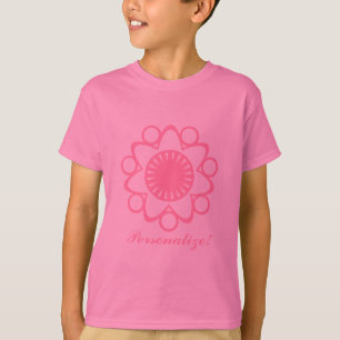 Bursting with Life Flower Kid Tee, Pink T-Shirt