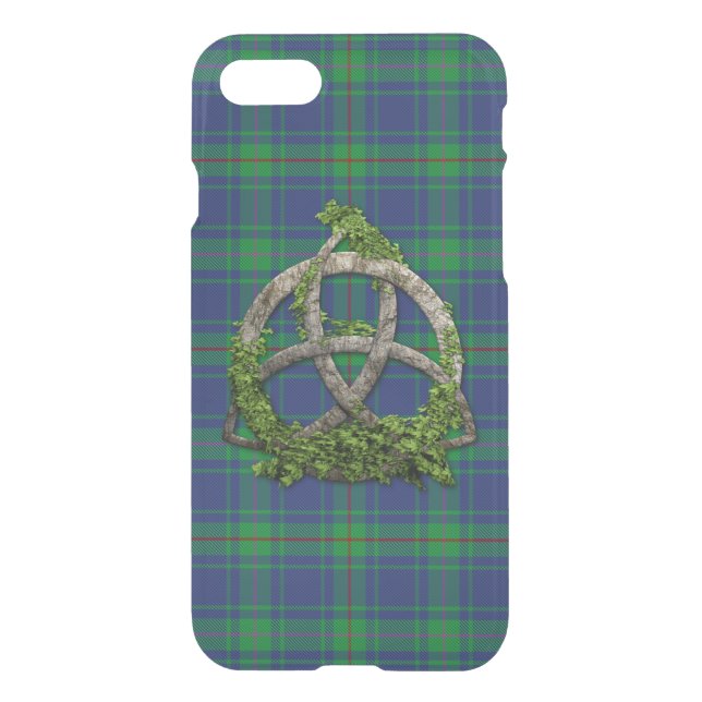 Burt Tartan And Celtic Trinity Knot Uncommon iPhone Case (Back)