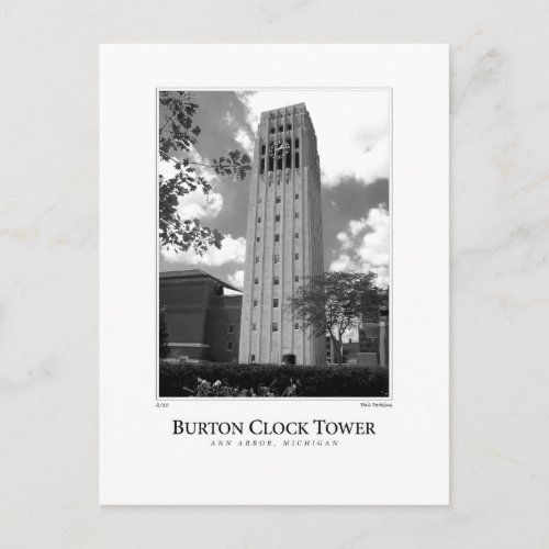 Burton Clock Tower Postcard