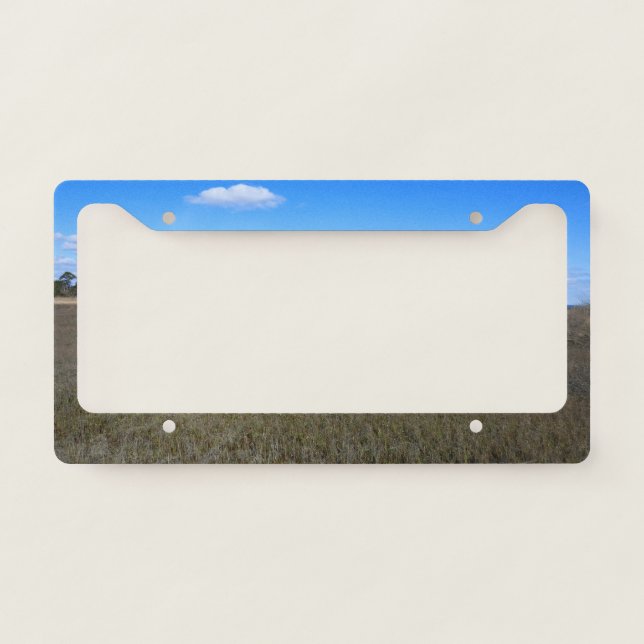 Burton Island Nature Preserve Trail License Plate Frame (Front)
