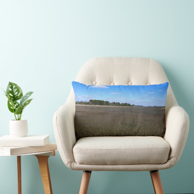 Burton Island Nature Preserve Trail Lumbar Pillow (Chair)