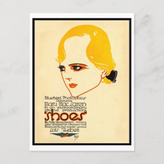 Burton Rice for the film "Shoes", 1916 Postcard