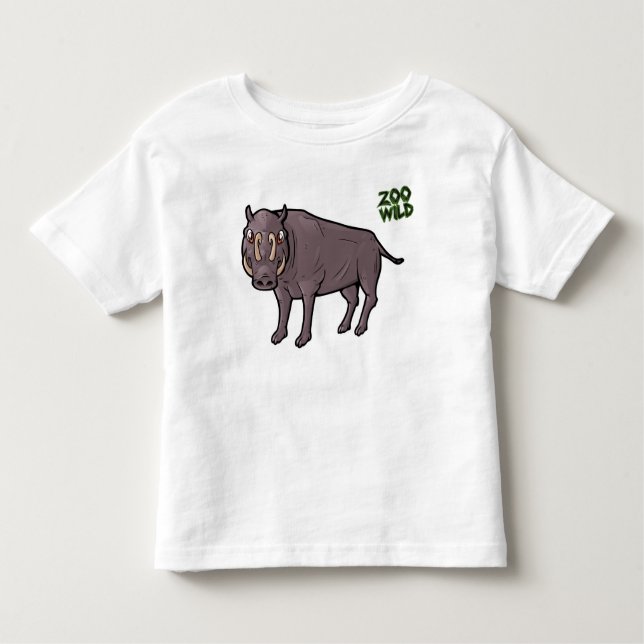 Buru Babirusa Toddler T-shirt (Front)