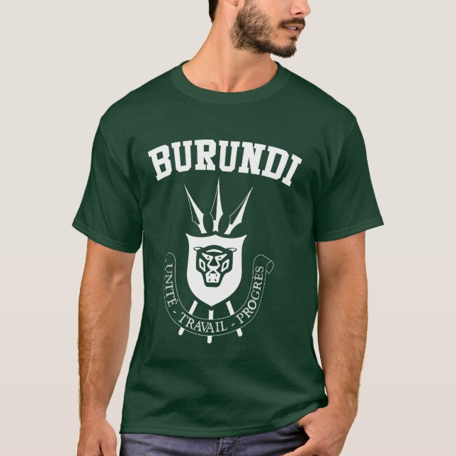 Burundi Coat of Arms T-Shirt (Front)