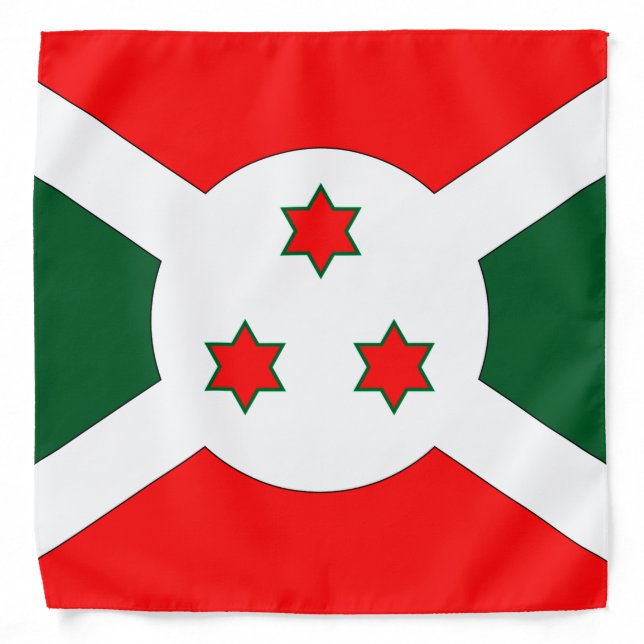 Burundi Flag Bandana (Front)