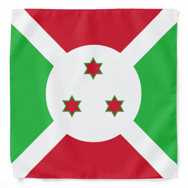 Burundi Flag Bandana (Front)