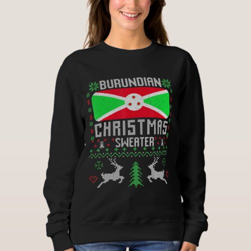 Burundi Flag Burundian Christmas Sweater