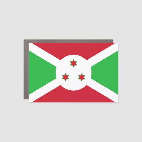 Burundi Flag Car Magnet
