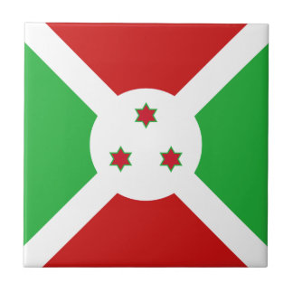 Burundi Flag Ceramic Tile