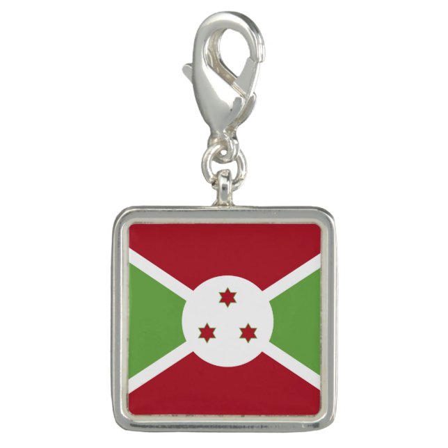 Burundi flag charm (Front)