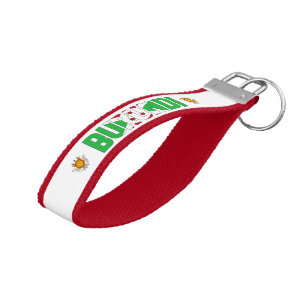 Burundi Flag Charming Patriotic Wrist Keychain