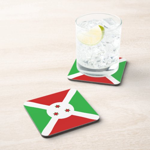 Burundi Flag Coaster