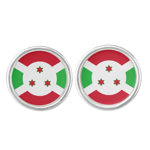Burundi Flag Cufflinks